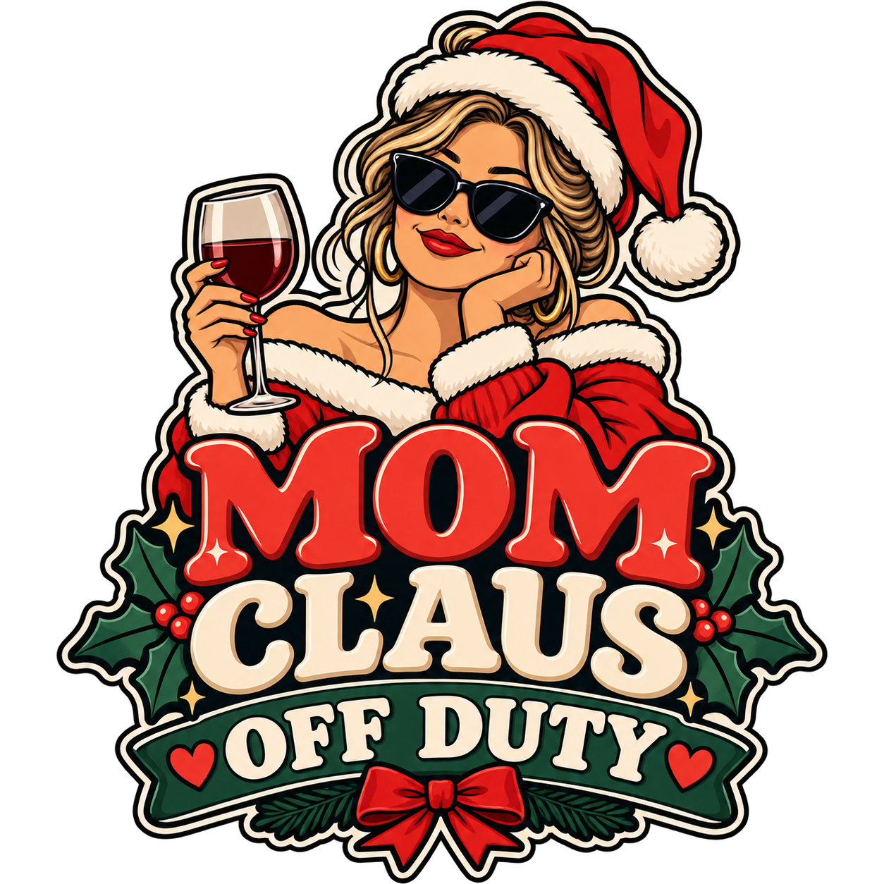 Mom Claus Off Duty